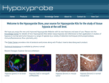 Tablet Screenshot of hypoxyprobe.com